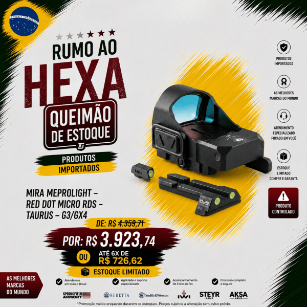 BRW - MIRA MEPROLIGHT – RED DOT MICRO RDS – TAURUS – G3/GX4