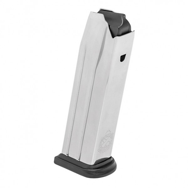 DO - CARREGADOR ORIGINAL SPRINGFIELD ARMORY PARA PISTOLA XD-M 9MM – AÇO INOX – 19 TIROS 