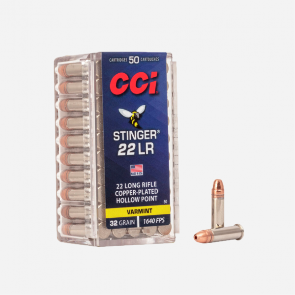 MUNICAO CCI CAL 22 LR STINGER 32GR HP CX 50