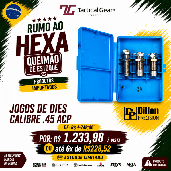 DP - JOGOS DE DIES CALIBRE .45 ACP