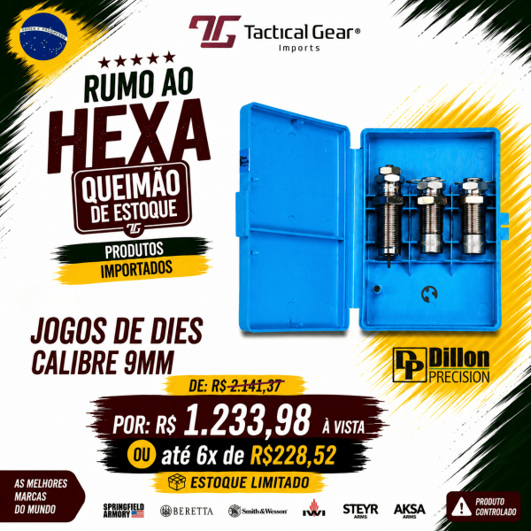 DP - JOGOS DE DIES CALIBRE 9MM