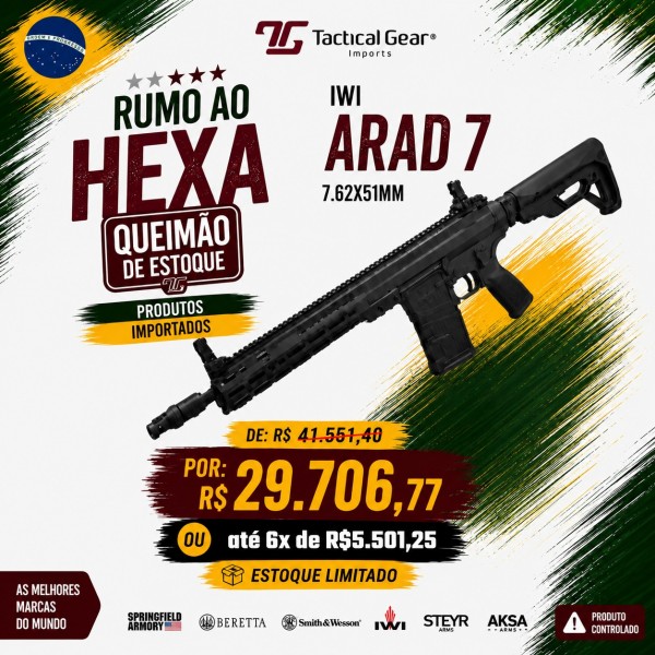 IWI ARAD 7 – Fuzil de Assalto e Precisão Semiautomático (7.62x51mm)