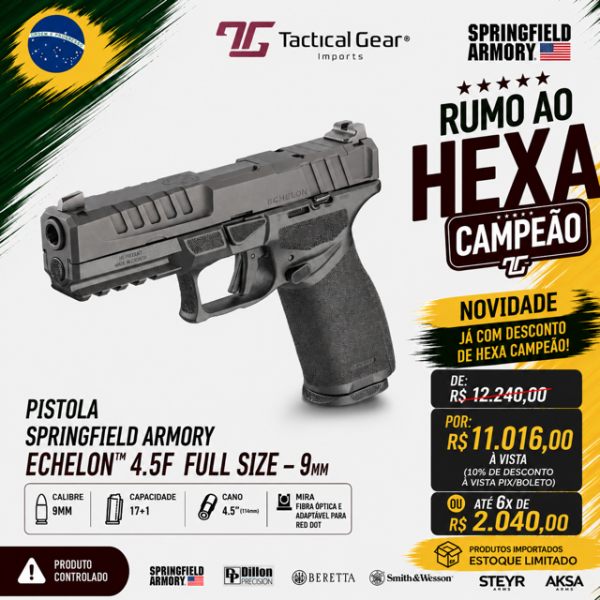 PISTOLA SPRINGFIELD ARMORY ECHELON™ 4.5F FULL SIZE – 9MM