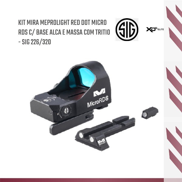 TG - CONJUNTO MIRA MEPROLIGHT RED DOT MICRO RDS - SIG 226/320