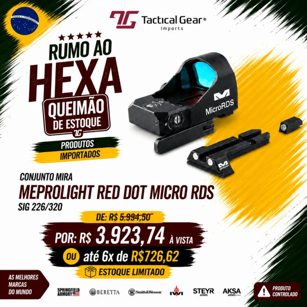 TG - CONJUNTO MIRA MEPROLIGHT RED DOT MICRO RDS - SIG 226/320