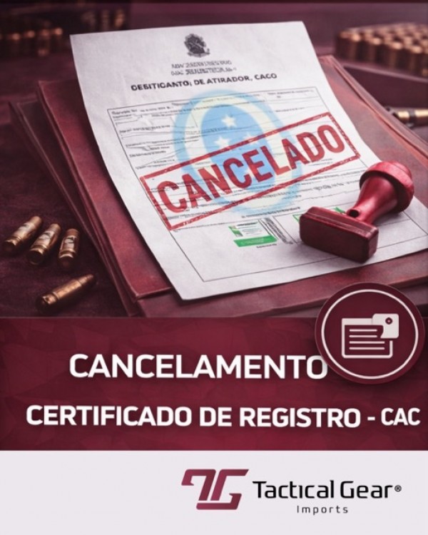 Cancelamento de Certificado de Registro (CR) - Pessoa Física