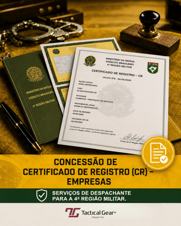 Serviço - Concessão de Certificado de Registro (CR) - Empresas