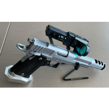 DO – PISTOLA OPEN STI INTERNATIONAL BY EMG - CALIBRE .38 SUPER - 3 MAGS - CHROME