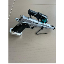 DO – PISTOLA OPEN STI INTERNATIONAL BY EMG - CALIBRE .38 SUPER - 3 MAGS - CHROME
