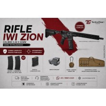 RIFLE IWI ZION 5.56x45MM + ACESSÓRIOS + MIRA FORESIGHT (COMBO EXCLUSIVO 2)