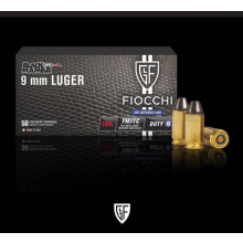 MUNIÇÃO FIOCCHI CAL 9MM BLACK MAMBA 100GR FMJTC CX 50