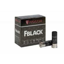 Cartucho Fiocchi Cal 12 FBlack 7.5 24g cx 25