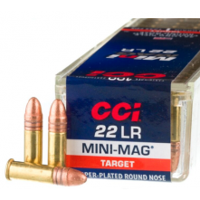 MUNIÇÃO CCI CAL .22 LR 40GR HS MINI MAG CX 100