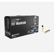 MUNIÇÃO FIOCCHI CAL 357 MAGNUM BLACK MAMBA 110GR FMJTC CX 50 