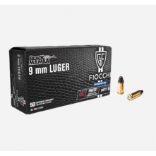 MUNIÇÃO FIOCCHI CAL 9MM BLACK MAMBA 100GR FMJTC CX 50