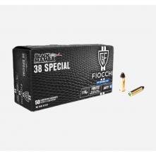 MUNIÇÃO FIOCCHI CAL 38 SPL BLACK MAMBA 110GR FMJTC CX 50