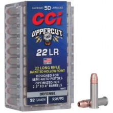 MUNIÇÃO CCI CAL .22 LR UPPERCUT 32GR HP