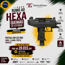 BRW - IWI PISTOLA UZI PRO, 9MM, 114MM, PRETO, 2MAG32