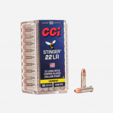 MUNICAO CCI CAL 22 LR STINGER 32GR HP CX 50