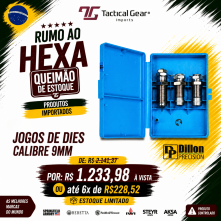 DP - JOGOS DE DIES CALIBRE 9MM