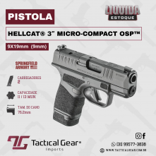 SPRINGFIELD - PISTOLA HELLCAT 3" MICRO-COMPACT OSP, 9MM, 3"