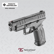 SPRINGFIELD - PISTOLA XD-M ELITE 4.5" HANDGUN, 9MM, BLACK, 2MAG19RD, 1 KIT LIMP, 1 BASE PARA CARREGADOR                    