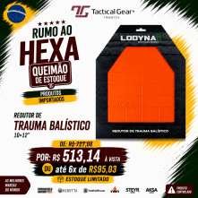 LD - REDUTOR DE TRAUMA BALÍSTICO 10×12″