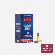 MUNIÇÃO CCI CAL. 22 LR STANDARD VELOCITY 40GR