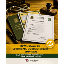 Serviço - Revalidação de Certificado de Registro (CR) - Empresas