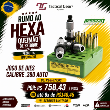 RRE - JOGO DE DIES - CALIBRE .380 AUTO
