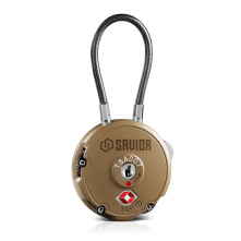 BRW - SAVIOR 3-DIGIT CABLE LOCK - 1/2/4 PACK