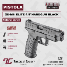 SPRINGFIELD - PISTOLA XD-M ELITE 4.5" HANDGUN, 9MM, BLACK
